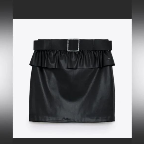 Zara belted Skirt - Picture 2 of 2